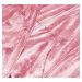 Růžový dámský teplákový velurový komplet - mikina a šortky (753ART)