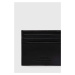 Kožené pouzdro na karty Polo Ralph Lauren černá barva