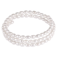 JwL Luxury Pearls Náramek z pravých bílých perel JL0569