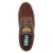 Meatfly pánské boty Etnies Barge Ls Burgundy/Brown | Červená