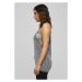 Ladies Loose Burnout Tank - darkgrey