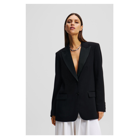 Blejzr karl lagerfeld tailored jacket black