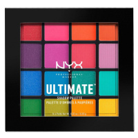 NYX Professional Makeup Ultimate Shadow Palette Brights Paletka Očních Stínů 100 g