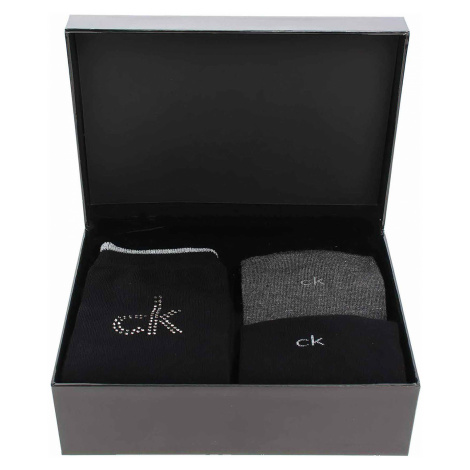 Calvin Klein dámské ponožky 100002175 001 dark grey combo One Size