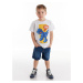 Denokids Brick Boy's T-shirt Denim Shorts Set