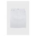 Džínová sukně Lauren Ralph Lauren bílá barva, mini