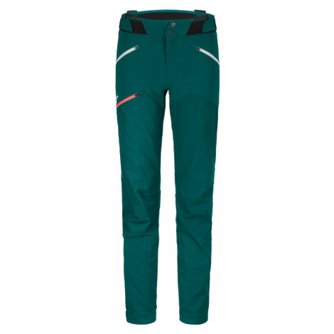 Ortovox Westalpen Softshell Pants W Pacific Green Outdoorové kalhoty