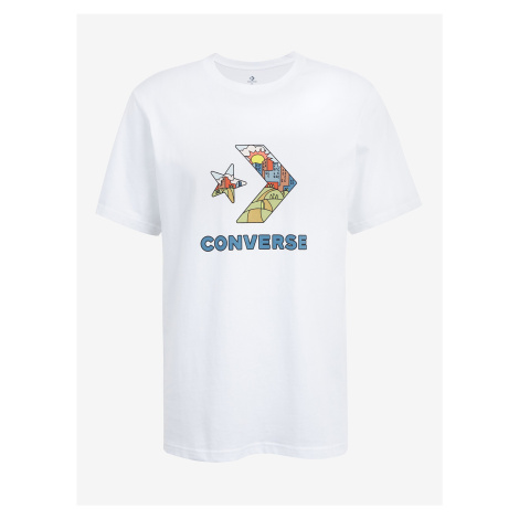 Bílé pánské tričko Converse Star Chevron