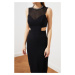 Trendyol Black Tulle Detailed Dress