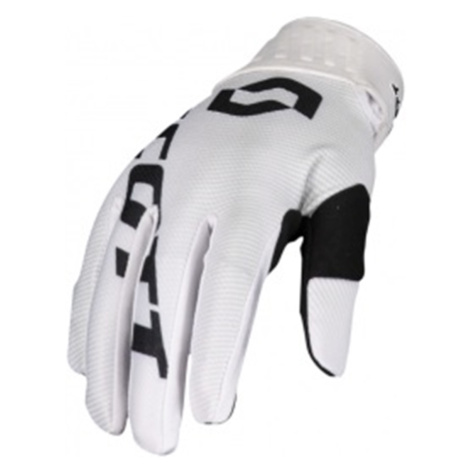 SCOTT 450 FURY rukavice černá/bílá