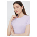 Bavlněné tričko Polo Ralph Lauren fialová barva