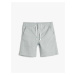 Koton Linen Shorts with Tie Waist Elasticated Pockets