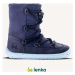 Dětské zimní barefoot boty Be Lenka Snowfox Kids 2.0 - Dark & Light Blue