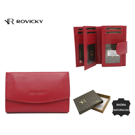 Elegantní dámská peněženka z přírodní kůže Rovicky
