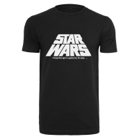 Černé tričko s originálním logem Star Wars