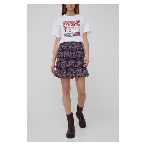 Sukně Pepe Jeans Leslie mini, áčková