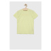 Dětské tričko Guess zelená barva, s aplikací