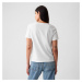 Tričko GAP Shortsleeve Vneck Fresh White