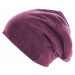 Stonewashed Jersey Beanie - purple