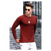 Madmext Claret Red Crew Neck Men's Knitwear Sweater 4637