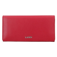 Dámská kožená peněženka Lagen Evelin - červená