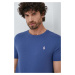 Bavlněné tričko Polo Ralph Lauren tmavomodrá barva, 710671438