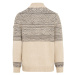 Svetr camel active knitted jacket hnědá