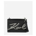 Kabelka karl lagerfeld k/signature sm shoulderbag černá