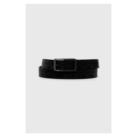 Oboustranný pásek Calvin Klein dámský, černá barva, K60K611578