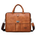 Elegantní kožená taška na notebook travel 15 palců