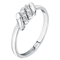 Morellato Ocelový prsten s krystaly Torchon SAWZ14