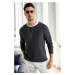 60226 Dewberry Knitwear Menswear Sweater-ANTHRACITE