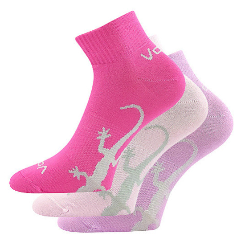 Dámské ponožky VoXX - Trinity, růžová, fialková Barva: Mix barev
