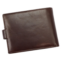 Pánská kožená peněženka EL FORREST 545-28 RFID hnědá