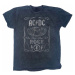 AC/DC tričko, Cannon Swig Dip-Dye Black, pánské