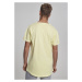 Tričko Urban Classics Garment Longshape Tee - powder yellow