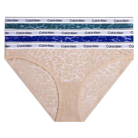 Calvin Klein 3 PACK - dámské kalhotky Bikini QD5069E-GP8