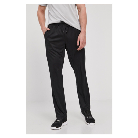 Kalhoty Reebok FP9120 pánské, černá barva, hladké