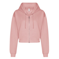 Just Hoods Dámská mikina do pasu JH065 Dusty Pink