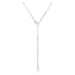 Gaura Pearls Stříbrný náhrdelník se sladkovodní perlou a zirkony - stříbro 925/1000 SK20475N/W 4
