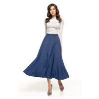 Tessita Woman's Skirt T260 4 Navy Blue