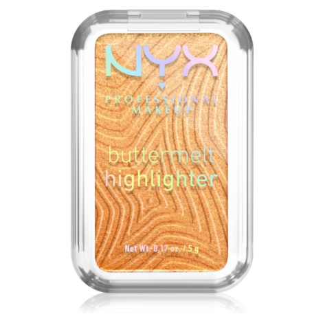 NYX Professional Makeup Buttermelt Highlighter rozjasňovač odstín butta bling 30 5 g