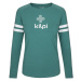 Dámské bavlněné tričko s dlouhým rukávem Kilpi MAGPIES-W tmavě zelená