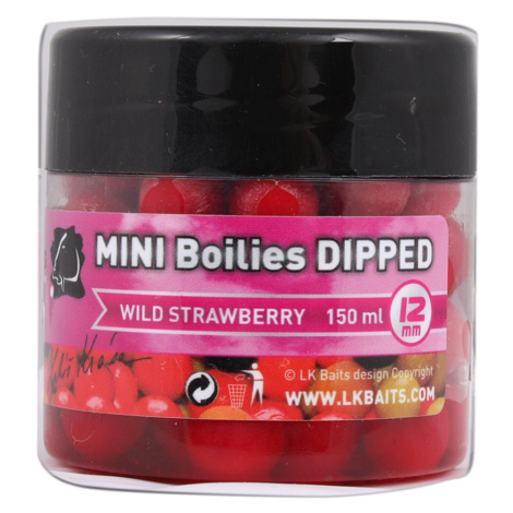 LK Baits MINI Boilies v dipu 12mm 150ml - Wild Strawberry