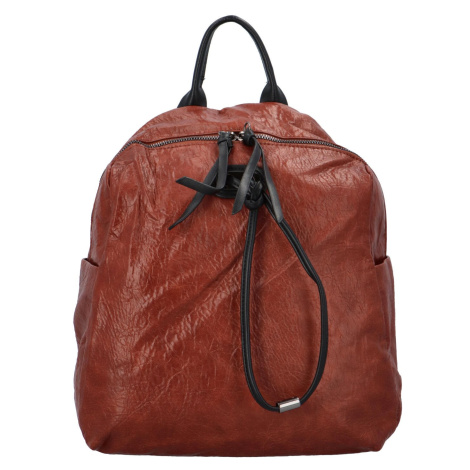 Stylový koženkový batoh Goraz, hnědý Maria C.