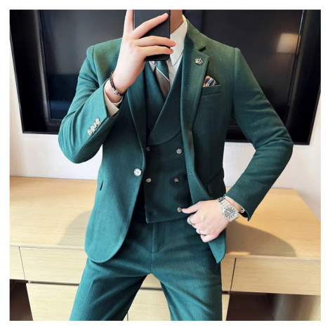 Trojdílný oblek 3v1 sako, vesta a kalhoty JF472 JFC FASHION