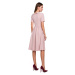 Dámské šaty model 18523055 pudr růžová - Makover