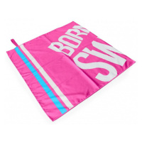 Ručník borntoswim microfibre towel big logo růžová