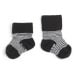 KipKep dětské ponožky Stay-on-Socks 0-6m 2páry Black Stripes