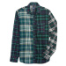 GAP MIXED PLAID FLANNEL Pánská košile, zelená, velikost